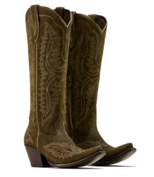 Women’s Casanova Soft Olive Suede Western Boot 10074323