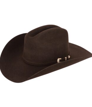 Stetson 3X Oak Ridge Chocolate Wool Felt Cowboy Hat SWOAKR-724022
