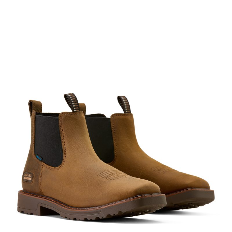 Men's Ariat Activator Chelsea Waterproof Wide Square Toe Work Boot 10074285