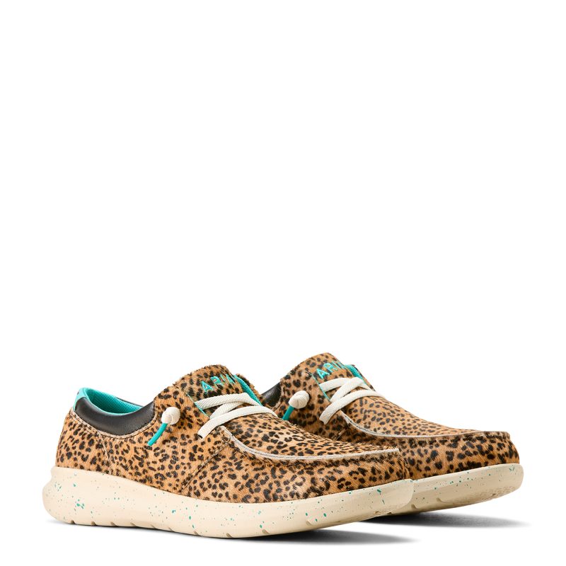Women's Ariat Casual Hilo Shoes Leopard Print 10053709